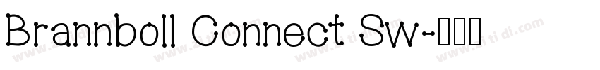Brannboll Connect Sw字体转换